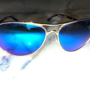 OAKLEY Women’s Polarized Blue Aviator Sunglasses